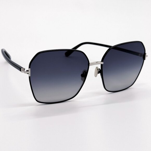 NEW TOM FORD SUNGLASSES CLAUDIA-02 TF839 01D POLARIZED WOMEN BLACK FT0839/S 01D main image 6